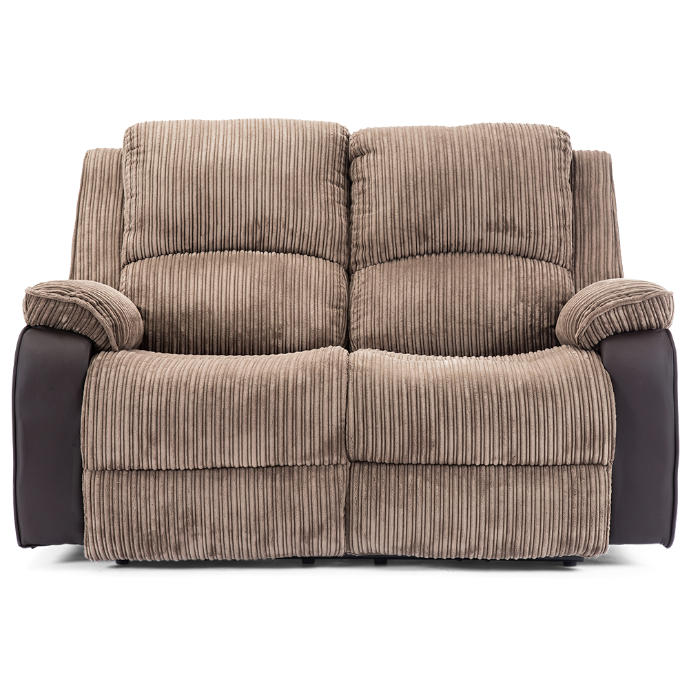 Keston 2 Seater Jumbo Cord Recliner Sofa