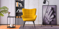 Vera Accent Chair with Footstool