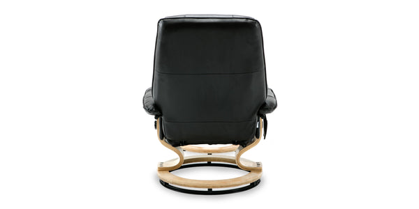 Tuscany Swivel Recliner Chair with Foot Stool