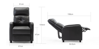Milton Push Back Recliner Chair