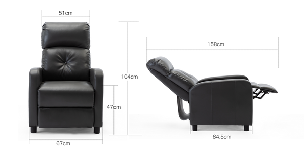 Milton Push Back Recliner Chair