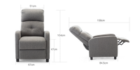 Milton Push Back Recliner Chair