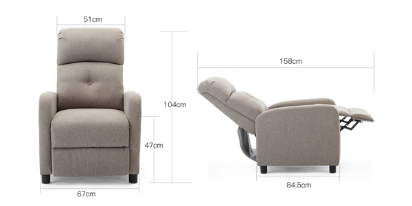 Milton Push Back Recliner Chair