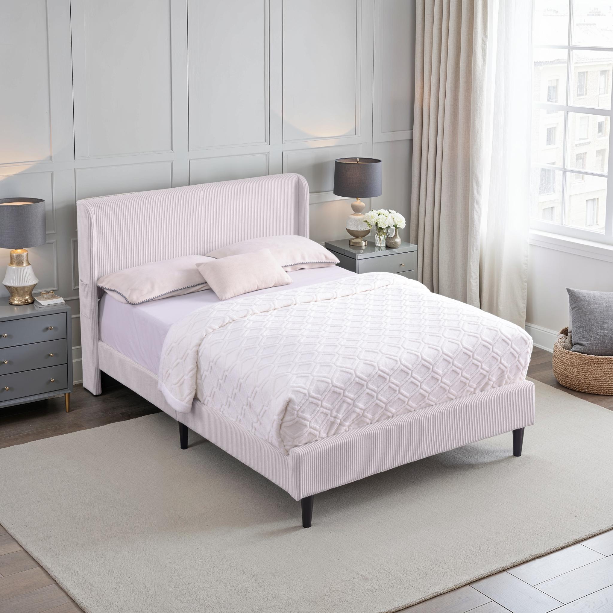  Transform your bedroom with fabric bed frames 