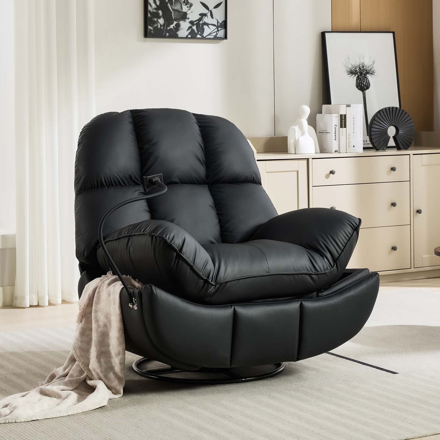  Rock and swivel recliner chairs: Austin and Chicago 