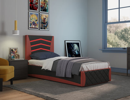 Discover Space With Our Galaxy LED Ottoman Bed