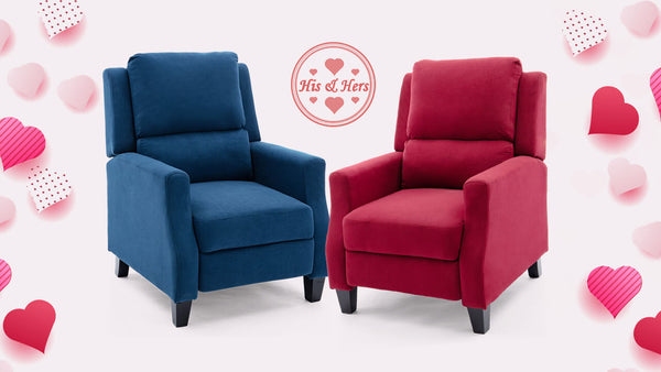 5 Chairs For Him or Her This Valentine's Day
