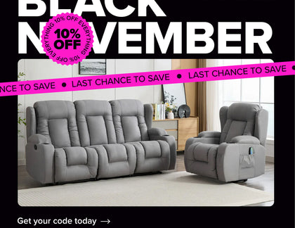 Want Black Friday Furniture deals? Say hello to BLACK NOVEMBER