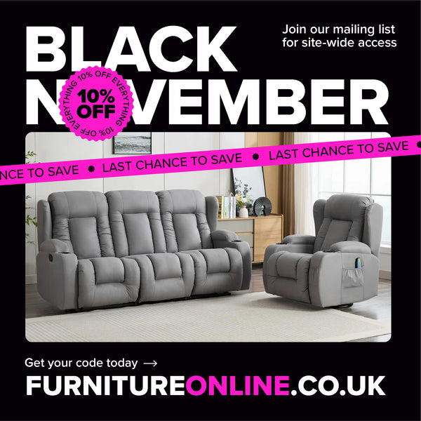 Want Black Friday Furniture deals? Say hello to BLACK NOVEMBER