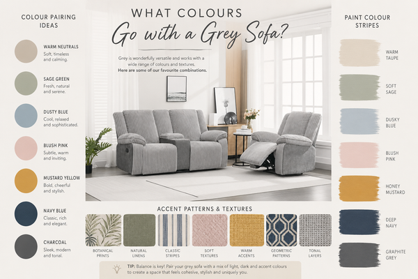 What Colours Go with a Grey Sofa