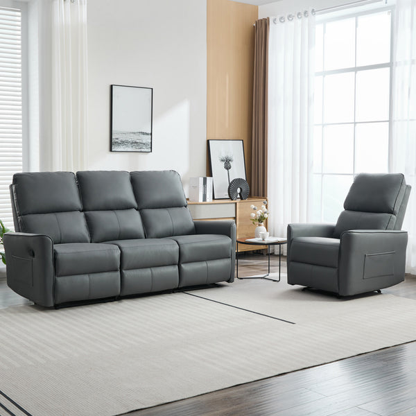 Madrid 1+3 Seater Recliner Sofa Set