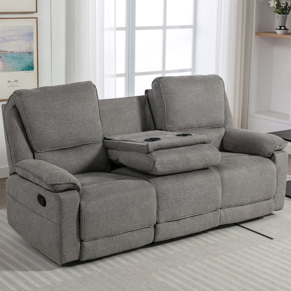 Sydney Manual Recliner 3 Seater Sofa