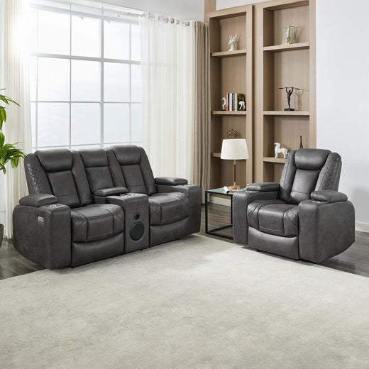 Ashton Electric Recliner 1+2 Seater Sofa Set