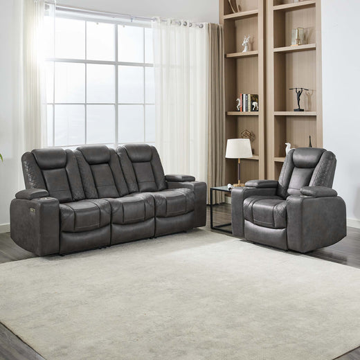 Ashton Electric Recliner 1+3 Seater Sofa Set