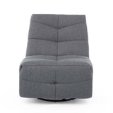 Austin Swivel & Rocker Manual Fabric Recliner Chair Grey