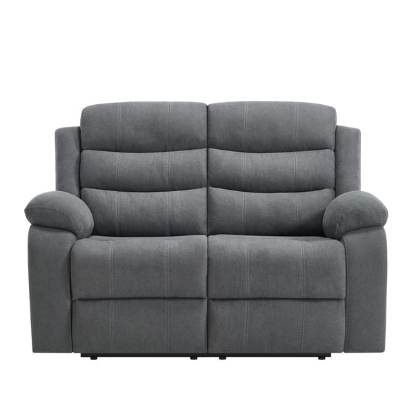 Boston Manual Latch 2 Seater Fabric Recliner Sofa