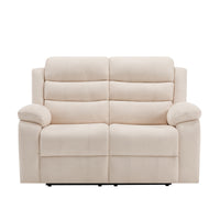 Boston Manual Latch 2 Seater Fabric Recliner Sofa