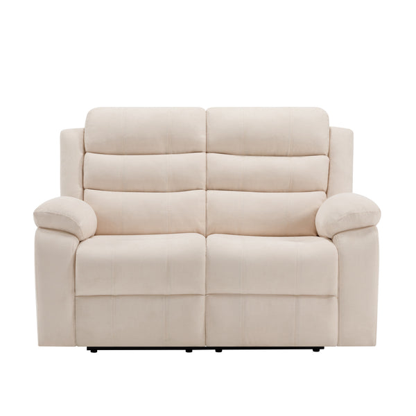 Boston Manual Latch 2 Seater Fabric Recliner Sofa