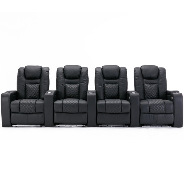 Broadway 4 Seater Recliner Cinema Chair