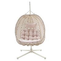 Como Hanging Rattan Egg Chair