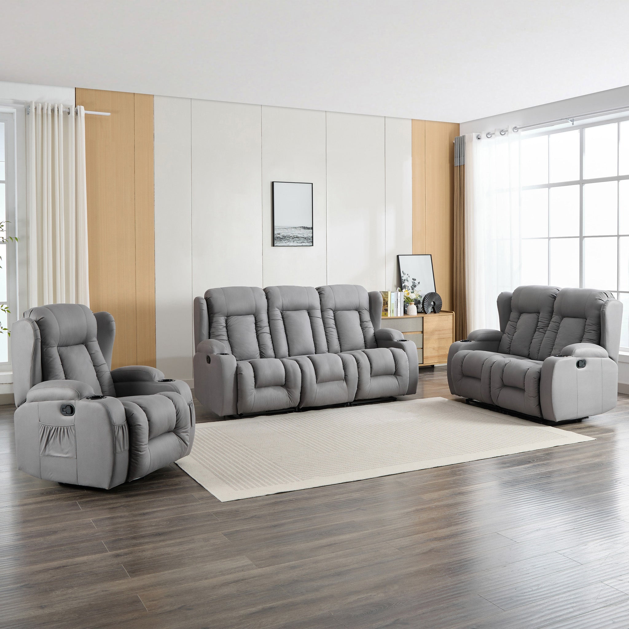 Caesar 2+3 Seater Recliner Sofa Set – Furniture Online