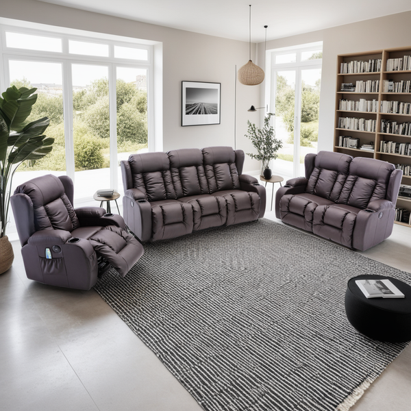 Caesar 1+2+3 Seater Recliner Sofa Set