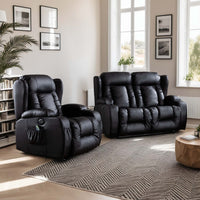 Caesar 1+2 Seater Recliner Sofa Set