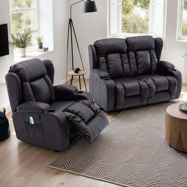 Caesar 1+2 Seater Recliner Sofa Set