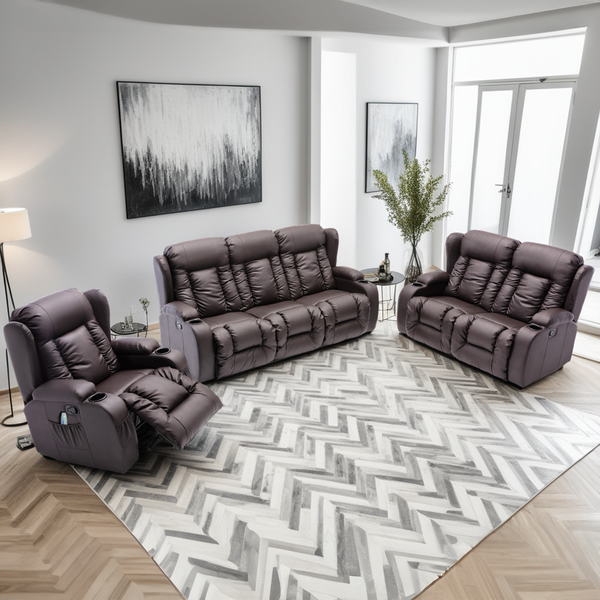 Caesar 1+2+3 Seater Recliner Sofa Set