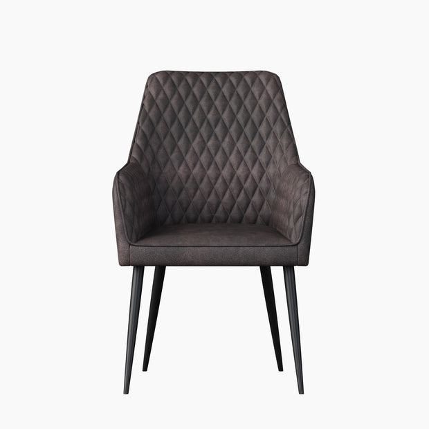 Set of 2 Ella Technology Fabric Dining Chair