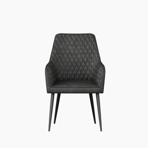 Set of 2 Ella Technology Fabric Dining Chair