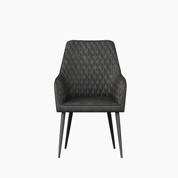 Set of 2 Ella Technology Fabric Dining Chair