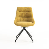 Eva Velvet Swivel Dining Chair without Arms