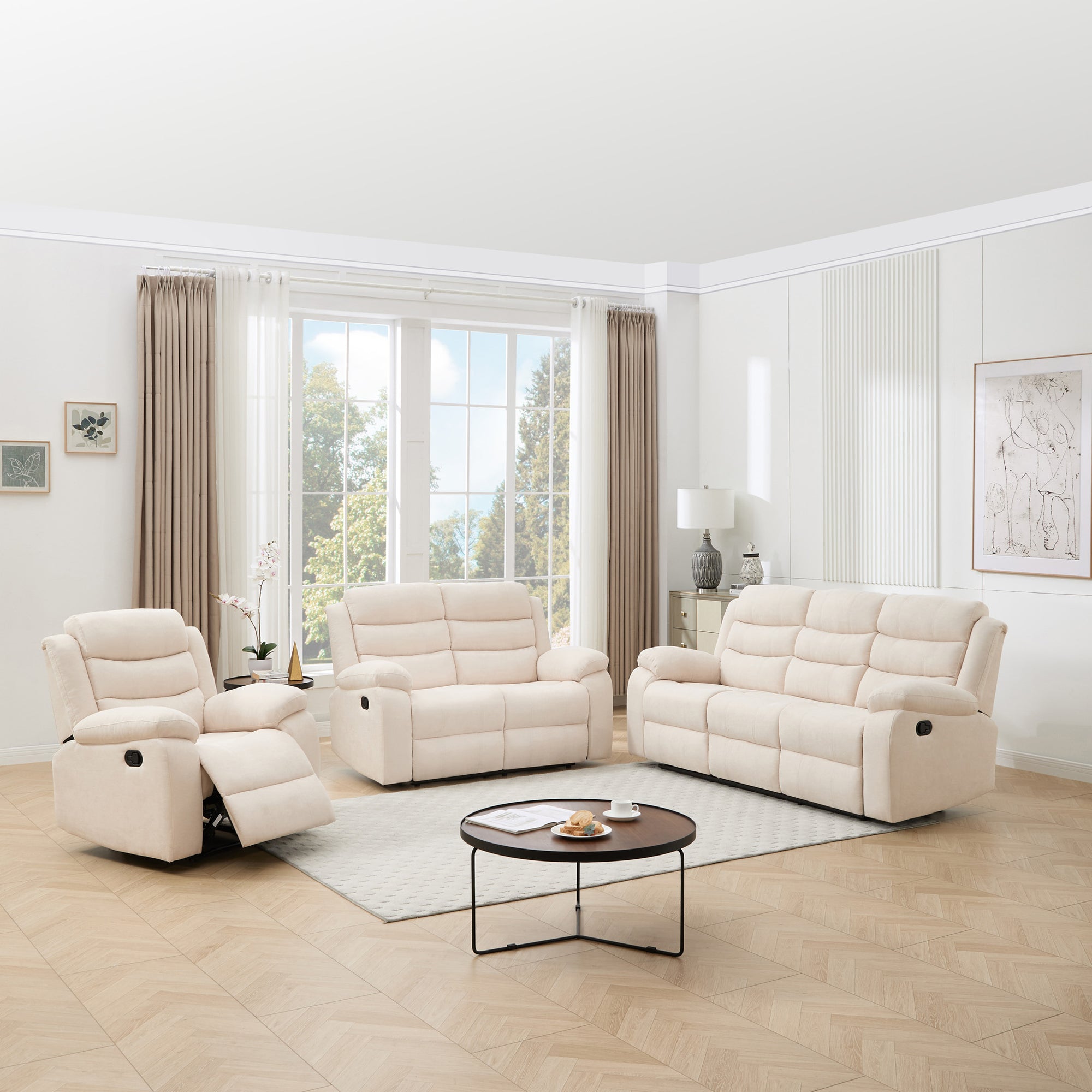 Boston 1+2+3 Seater Recliner Sofa Set