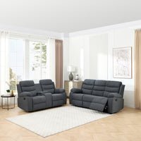 Boston 2+3 Seater with Drinks Console Recliner Sofa Set