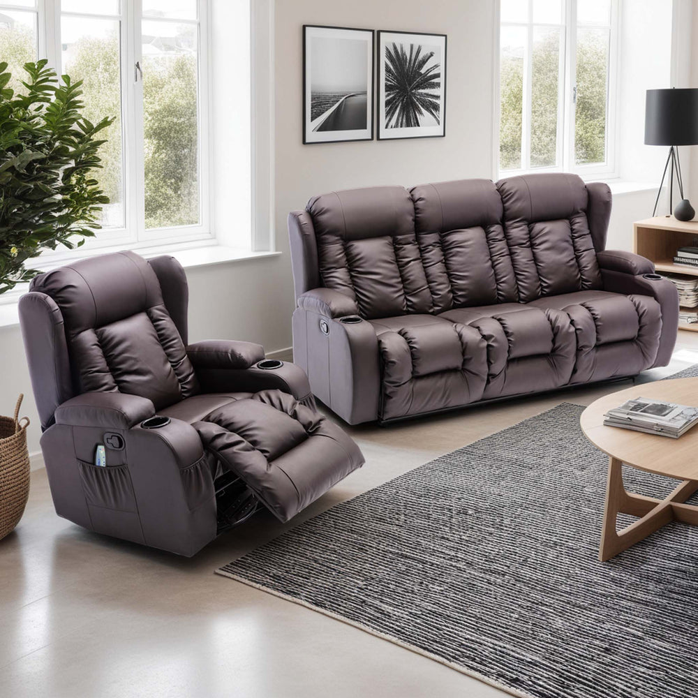 Caesar 1+3 Seater Recliner Sofa Set