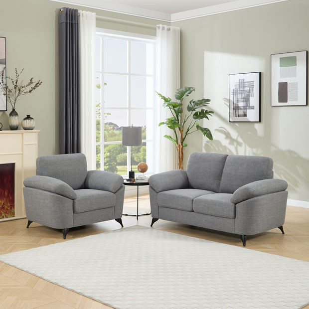 Malmo Fabric 1+2 Seater Sofa Set