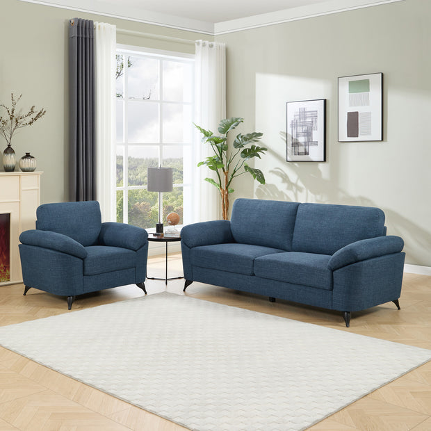 Malmo Fabric 1+3 Seater Sofa Set