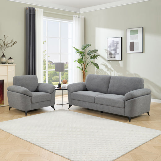 Malmo Fabric 1+3 Seater Sofa Set