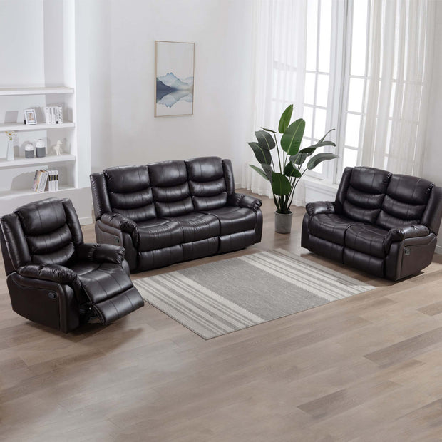 Seattle 1+2+3 Seater Recliner Sofa Set