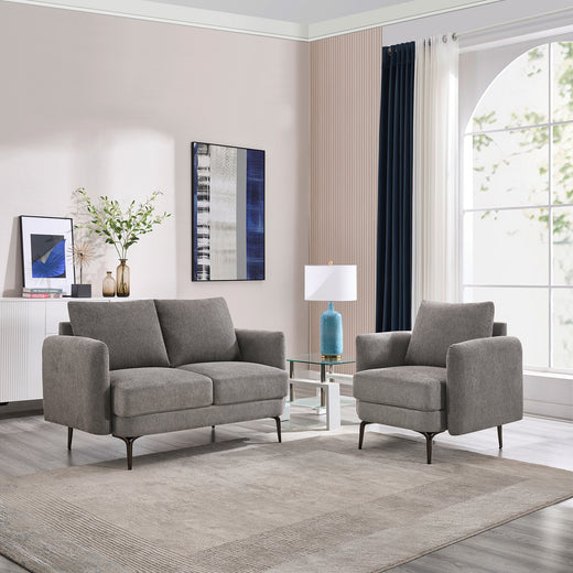 Sofia 1+2 Seater Fabric Sofa Set