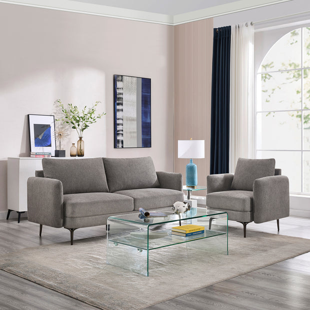 Sofia 1+3 Seater Fabric Sofa Set
