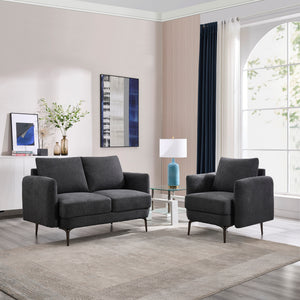 Sofia 1+2 Seater Fabric Sofa Set