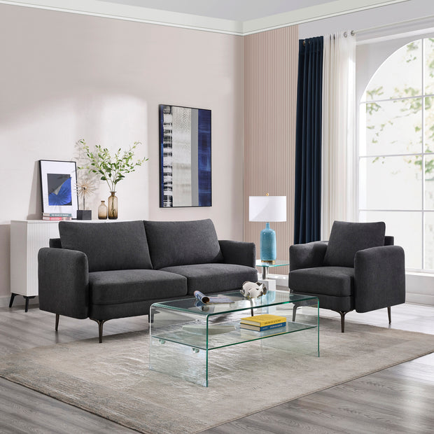 Sofia 1+3 Seater Fabric Sofa Set