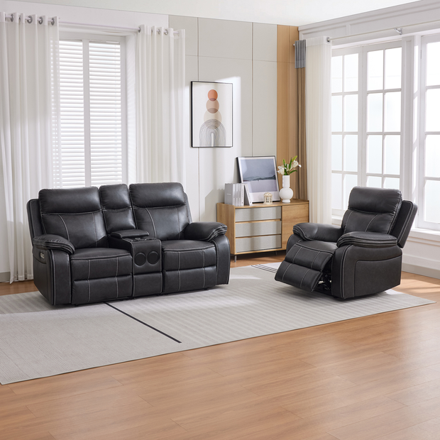 Vinson 1+2 Seater Electric Recliner Sofa Set