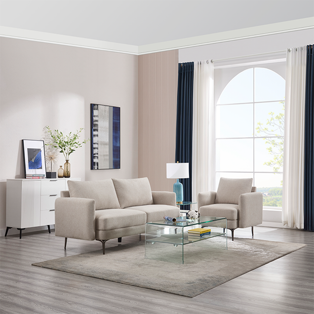 Sofia 1+3 Seater Fabric Sofa Set