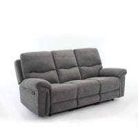 Fosse 3 Seater Fabric Manual Recliner Sofa