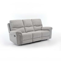 Fosse 3 Seater Fabric Manual Recliner Sofa