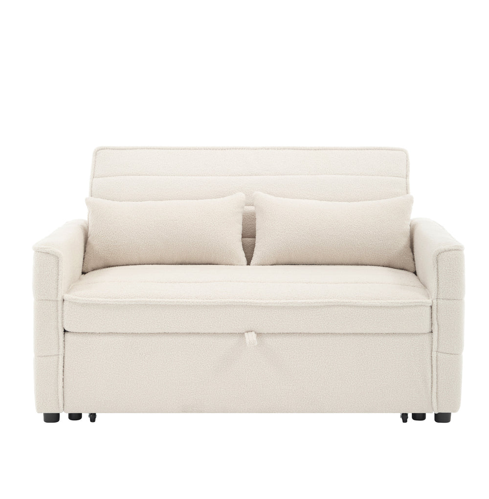 Jasper 2-Seater Boucle Sofa Bed