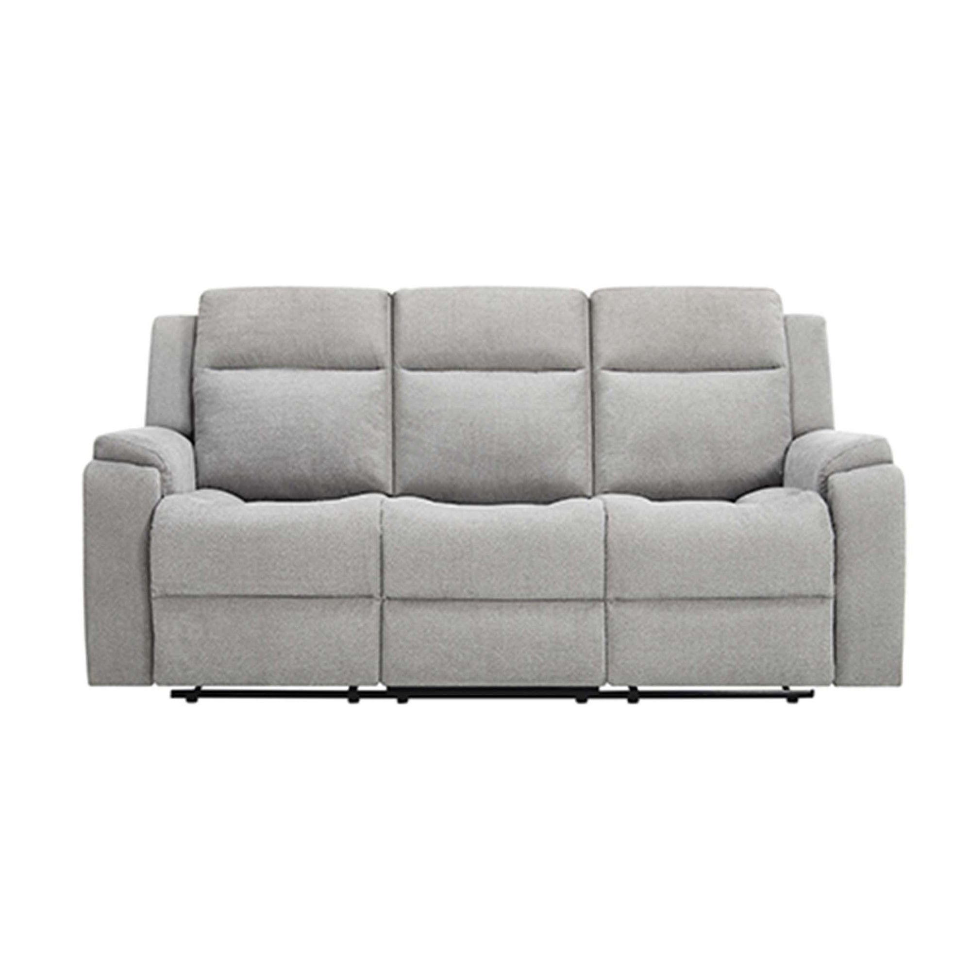 Orka 3 Seater Fabric Manual Recliner Sofa